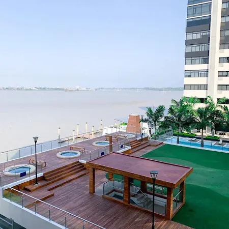 Departamento Vista Al Rio, Puerto Santa Ana, Torres Bellini Iii-Iv Apartment Guayaquil Exterior photo